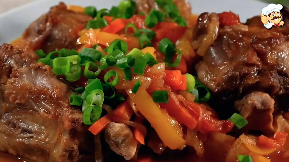 Я научилась этой технике приготовления у друга из Азии! Говяжий хвост. Божественный рецепт смотреть онлайн