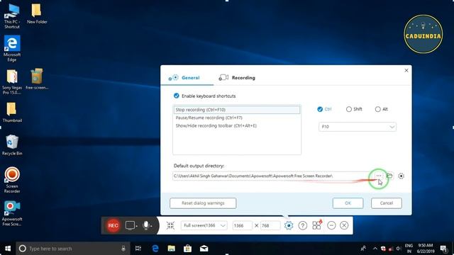 Free Screen Video Recorder for PC смотреть онлайн
