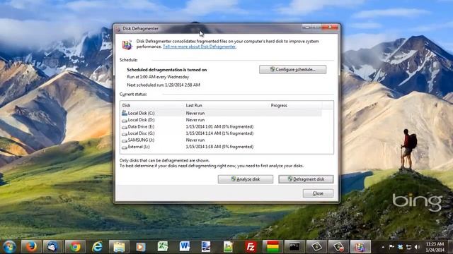 XP vs 7 - Disk Defragmenter смотреть онлайн