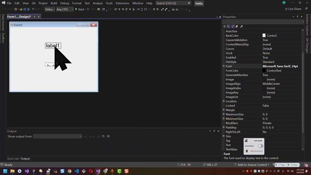 Create a Windows Forms app in Visual Studio with C# смотреть онлайн