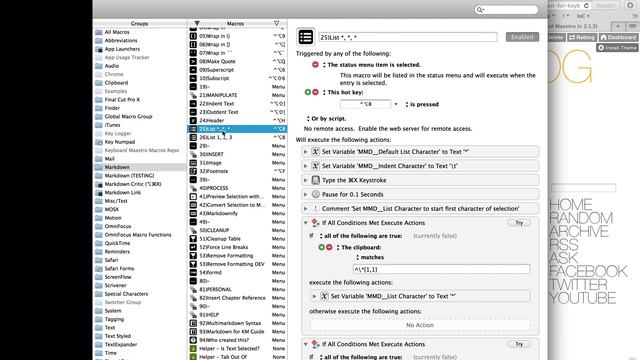 Markdown for Keyboard Maestro (v2.2) screencast смотреть онлайн