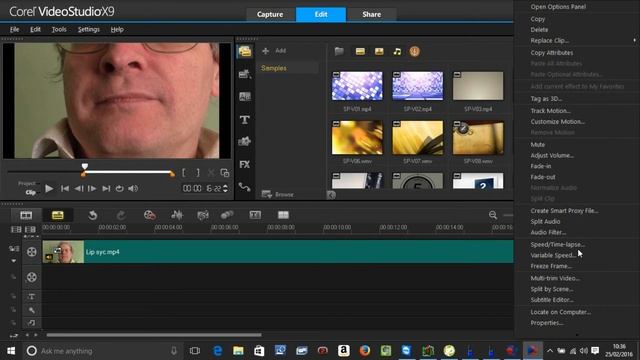 Corel Video Studio X9 Lip Sync смотреть онлайн