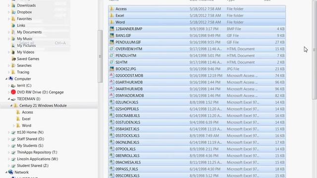 Part 4 Page 11 - Navigate Windows 7 Explorer смотреть онлайн