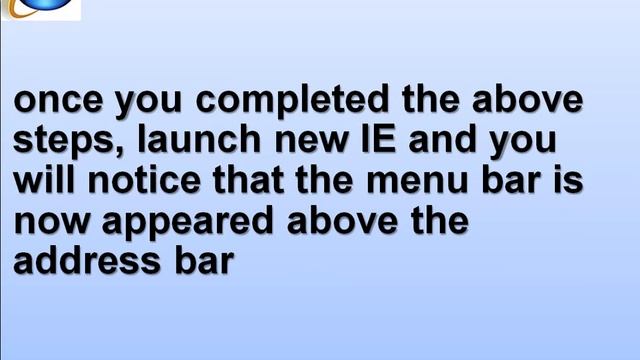 How to move Menu Bar above Address Bar in IE8 & IE7 смотреть онлайн