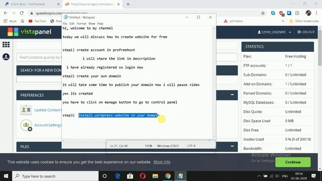 How to create free website | with free hosting and free domain | Wordpress смотреть онлайн