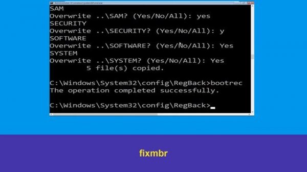REGISTRY ERROR WINDOWS 10 BLUE SCREEN