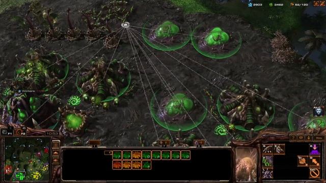 Zerglings Versus Zombies - Starcraft II смотреть онлайн