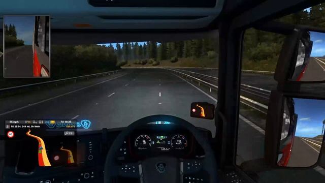 London to Perth Euro truck simulator 2 Promods 2.50 смотреть онлайн