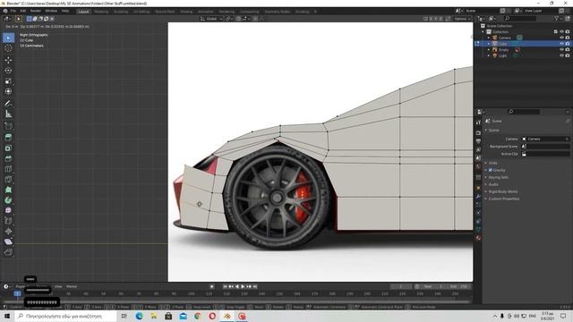 How to Create a Tesla Roadster in Blender 2.9 (PART 2) смотреть онлайн