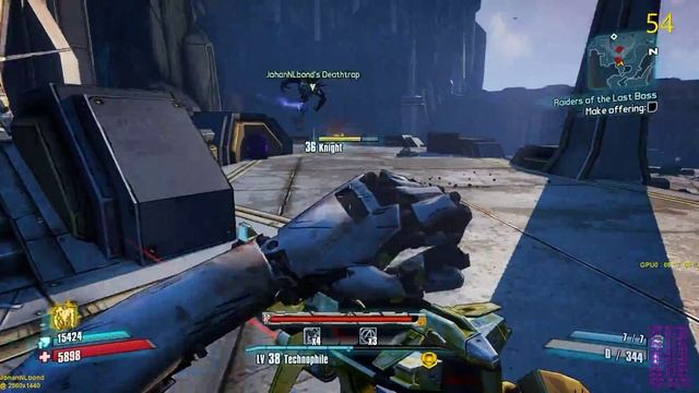 Borderlands 2 Max settings 1440P Benchmarked on RX 480 смотреть онлайн