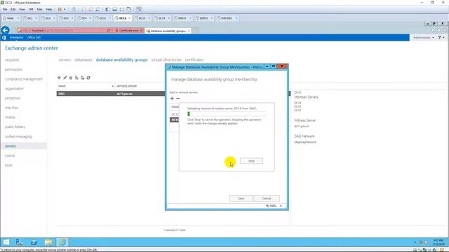 Remove A Server From Microsoft Exchange 2016 DAG смотреть онлайн