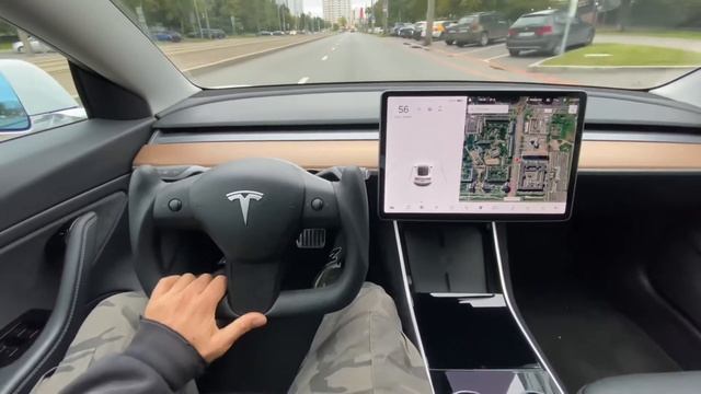 Tesla Model 3 Yoke Steering/Штурвал для тесла модел 3/Y смотреть онлайн