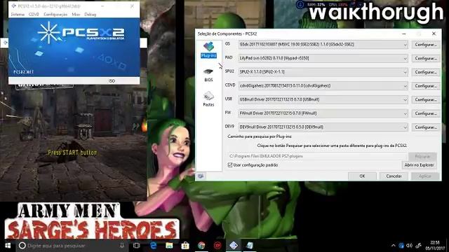 CONFIGURANDO "Army Men Sarge's War" EMULADOR PS2 1.5 !! 60 FPS 100000000% смотреть онлайн