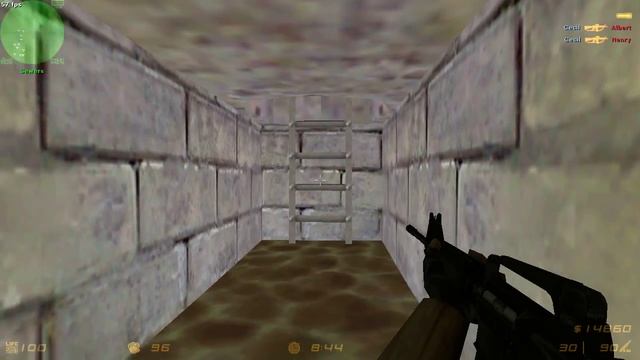 CS Gameplay recording with FRAPS (TEST) смотреть онлайн