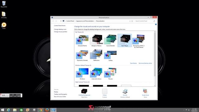 How to change Theme and wallpaper on Windows 8 смотреть онлайн