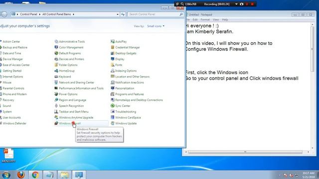 CONFIGURE WINDOWS FIREWALL смотреть онлайн