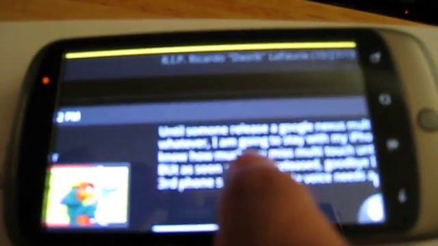 Nexus One with Multitouch via Dolphin Browser смотреть онлайн