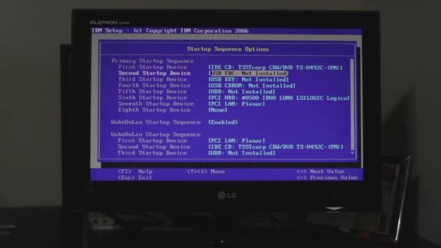 IBM BIOS Setup screen overview and walkthrough смотреть онлайн