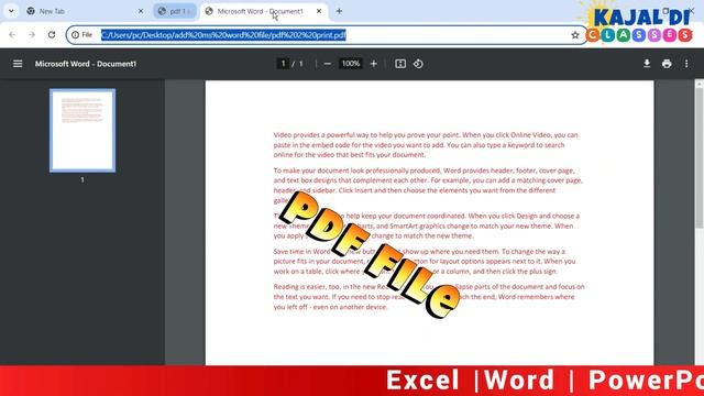 How To Create A Pdf File In MS Word । MS Word Me Pdf File | Pdf File In MS word | How To Create Pdf смотреть онлайн