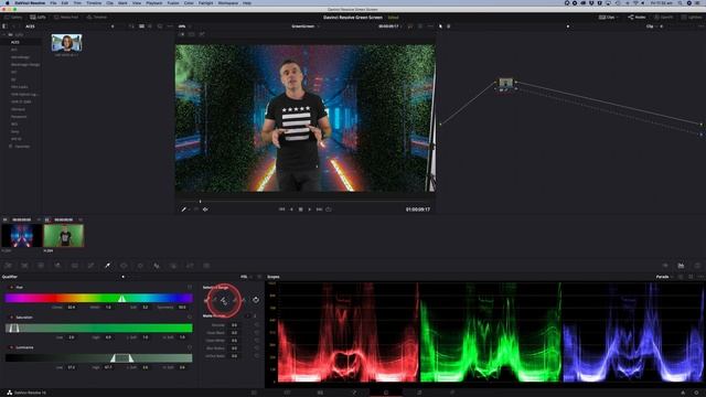 How to Edit Green Screen Video with Davinci Resolve V16.2 - Mac and Windows смотреть онлайн