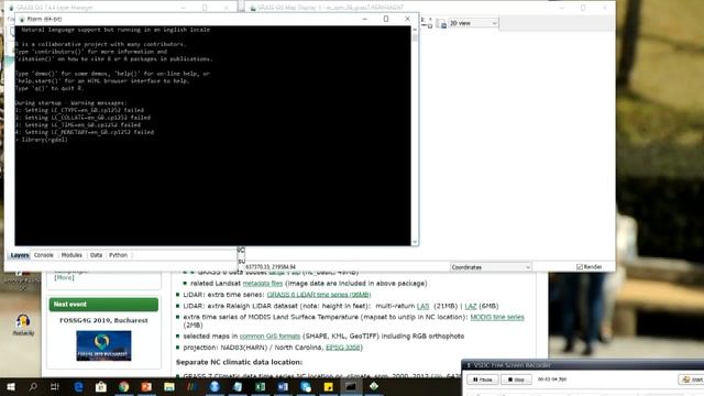 GRASS GIS And R Studio In Windows 10 : GRASS GIS Installation