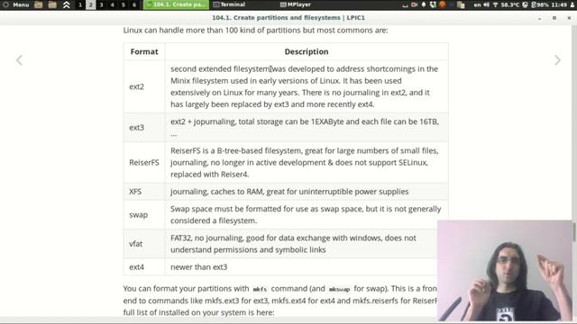 104.1. Create partitions and filesystems - ساخت پارتیشنها و فایل سیستمها смотреть онлайн
