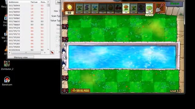 how to hack sun/energy in plants vs zombies cheat engine 6.7 guaranteed смотреть онлайн