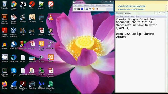 Create Google Sheet Web Document Short Cut On Microsoft Window Desktop (Part 3) смотреть онлайн