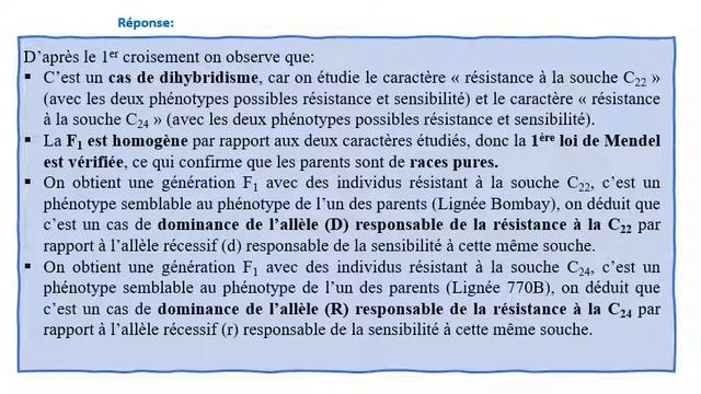 SVT - Exercice de dihybridisme 2019 option PC смотреть онлайн