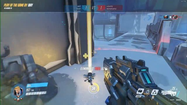 [14] Overwatch || Play of the game || Soldier 76 смотреть онлайн
