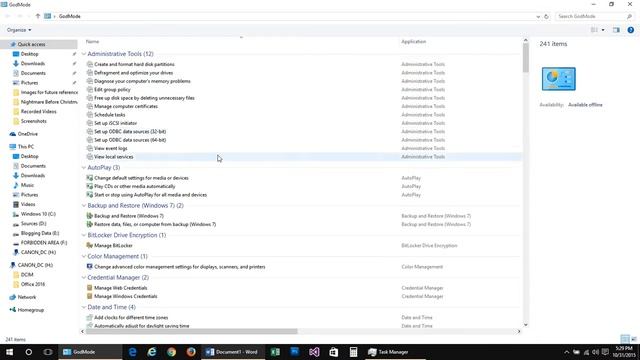 Windows 10: How to enable God Mode to access all system Settings at one place смотреть онлайн