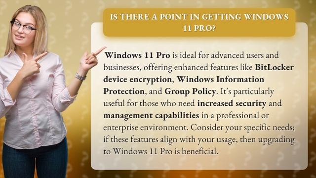 Is there a point in getting Windows 11 pro? смотреть онлайн