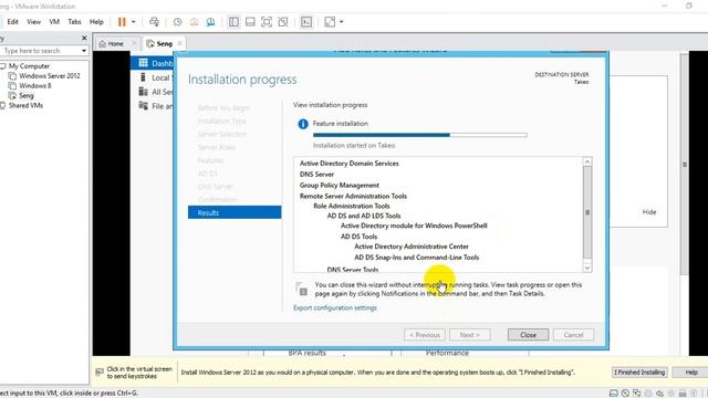 Active Directory Installation on Window Server R2 2012 in VMware смотреть онлайн
