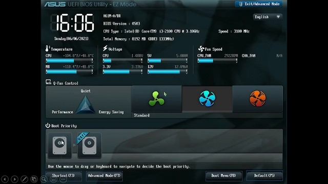 Windows 10 Configurando BIOS da Placa Mãe ASUS para boot pelo Pendrive 480p смотреть онлайн
