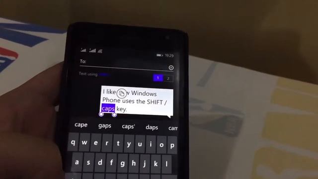I like how Windows Phone uses the Shift & CAPS key. смотреть онлайн