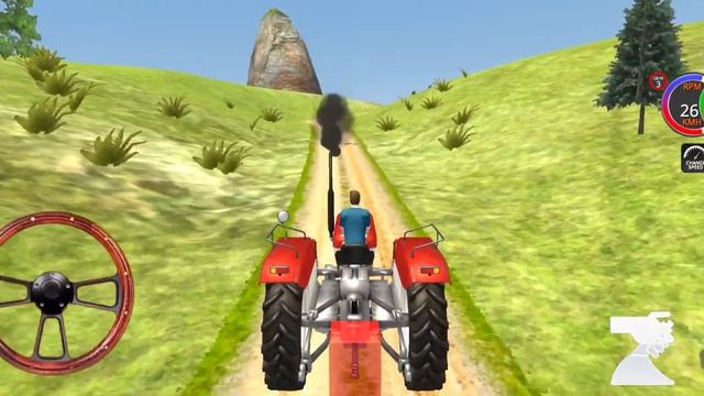 Real Tractor 🚜 Trolley Cargo Farming Simulator - #32 - Indian Tractor Games 🚜 - Android Gamepla смотреть онлайн