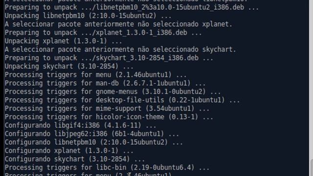 Instalação do Cartes du Ciel / Skychart Cartas Celestes no Linux Ubuntu смотреть онлайн