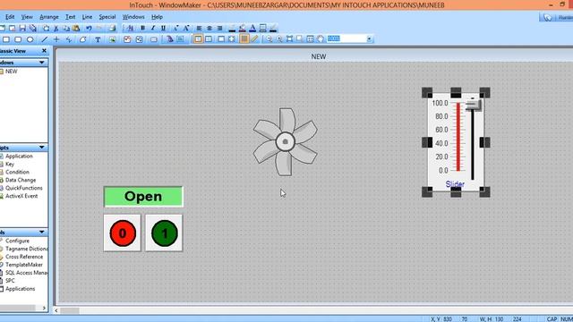 How to Animate A Fan In Scada Intouch Wonderware. смотреть онлайн