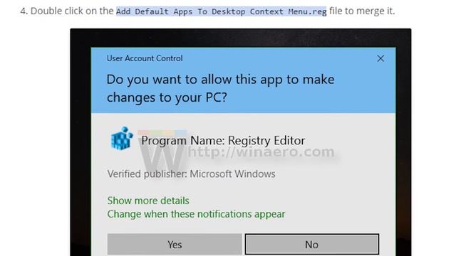 How To Add Default Apps to Desktop Context Menu in Windows 10 смотреть онлайн