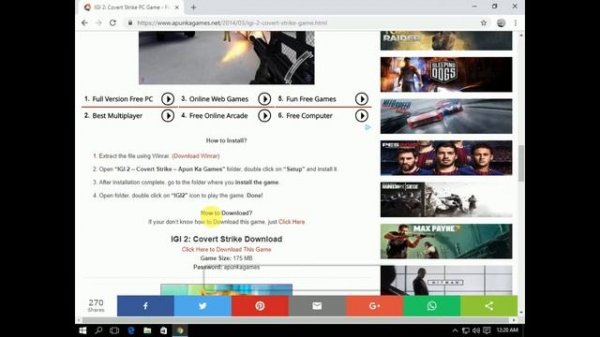 how to download igi 2 for pc