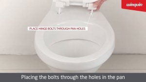 WIRQUIN CALYPSO Toilet Seat with Plastic Hinge Installation SOUTH AFRICA V01