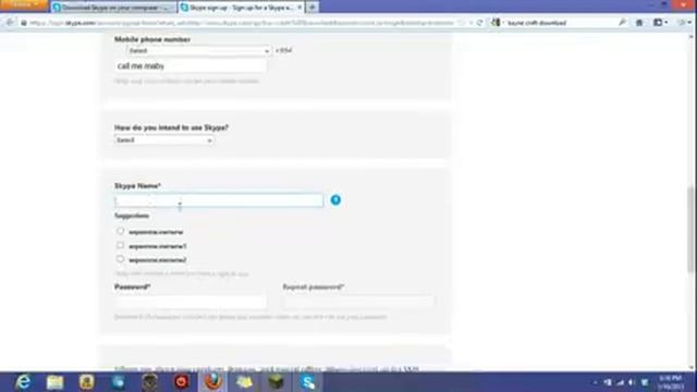 How setup and make a skype account Easy 2013 Windows vista 8 YouTube смотреть онлайн