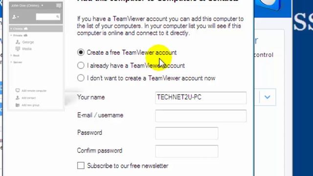 How to Setup Unattended Access Remote Computer on Teamviewer смотреть онлайн