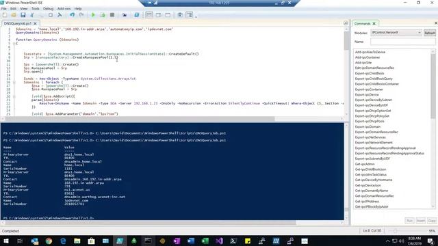 Powershell DNS ToolBox Update 1 - Adding Domain Monitoring смотреть онлайн