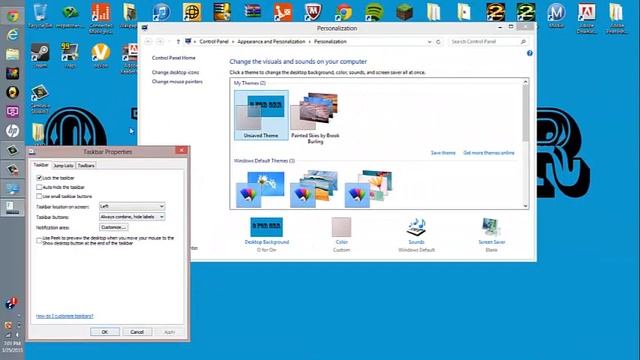 How to change your taskbar on windows7-8 смотреть онлайн