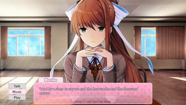Monika Compares Prince Hamlet And Sayori- Monika After Story DDLC Mod смотреть онлайн