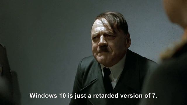 Hitler finds out Windows 7 support has ended смотреть онлайн