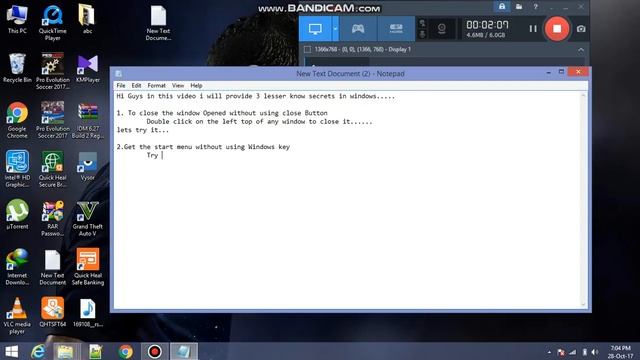 3 Lesser known windows tricks (Pc tips) смотреть онлайн