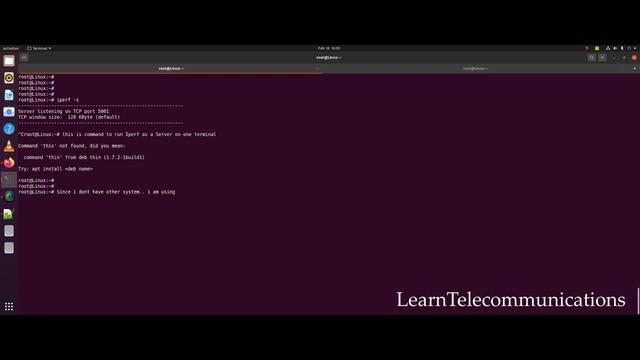 Iperf installation on Ubuntu check Network Bandwidth смотреть онлайн