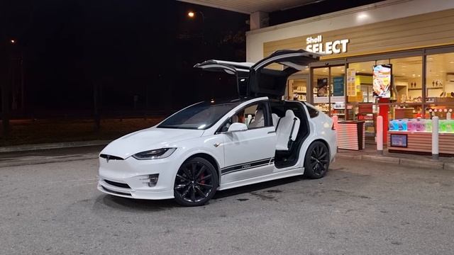 Tesla Model X P100d Russia Demo Mode